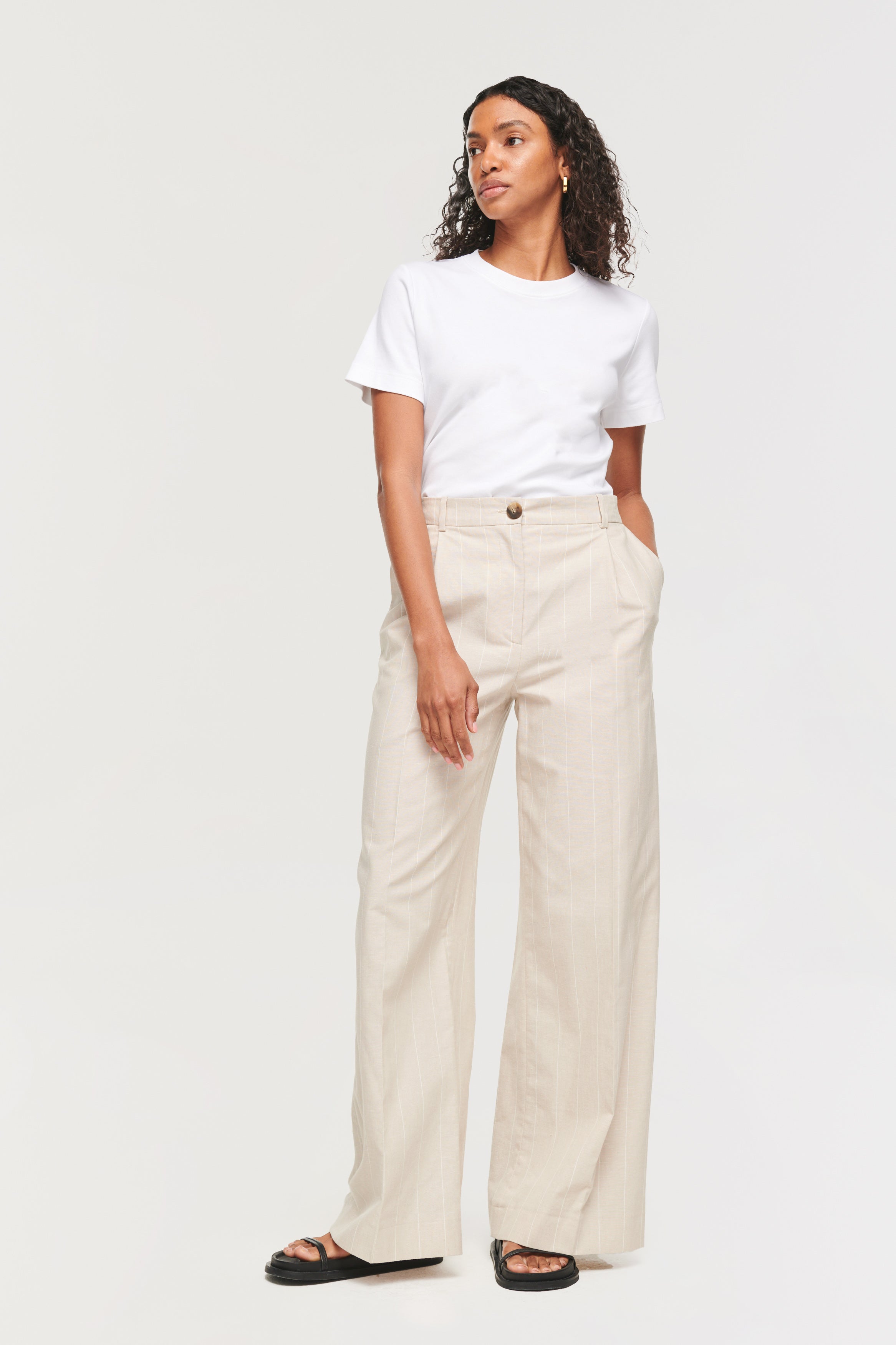 Hainault Wide Leg Trousers