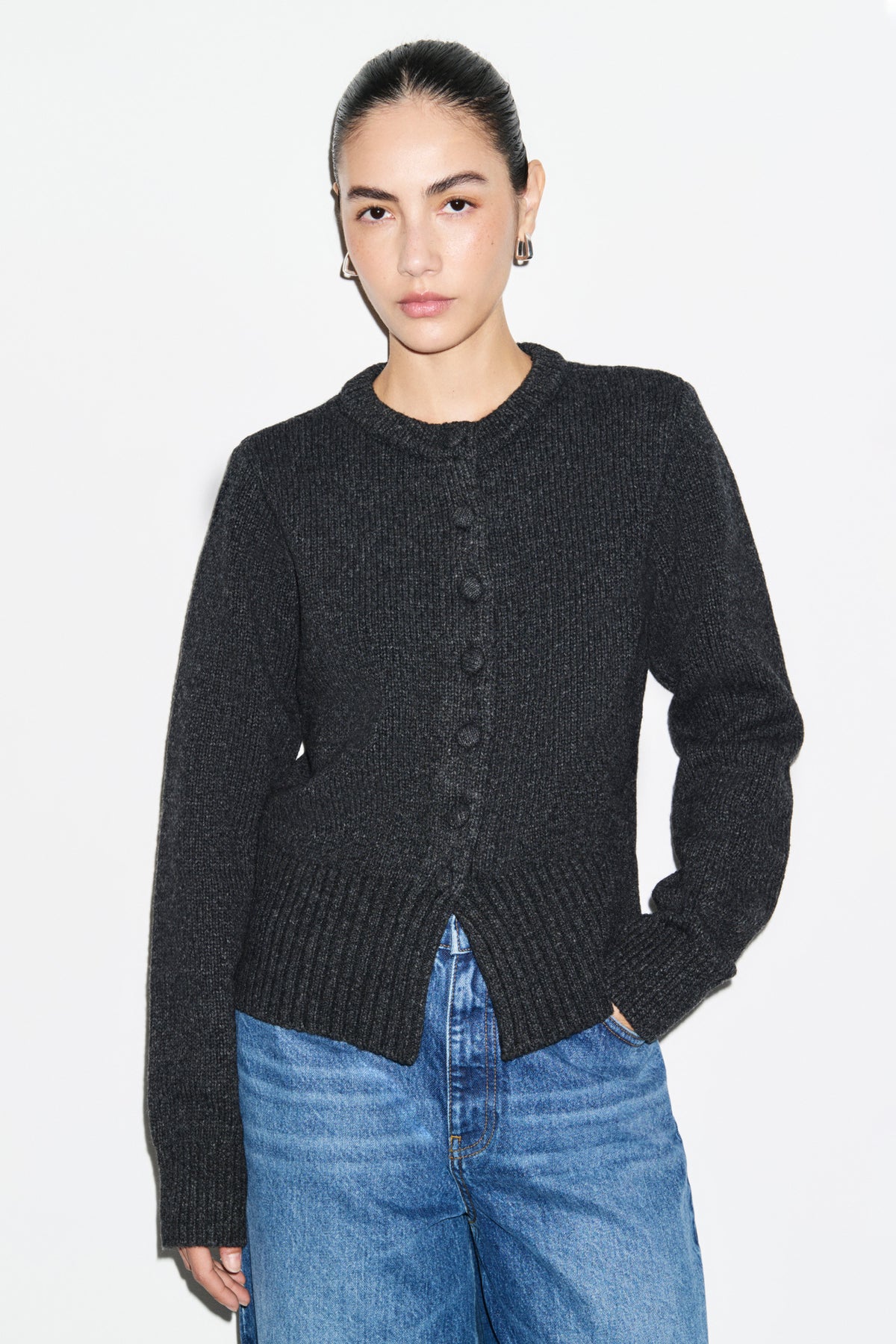 Abigail Waisted Knit Cardigan