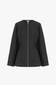 Dara Satin Zip Blazer