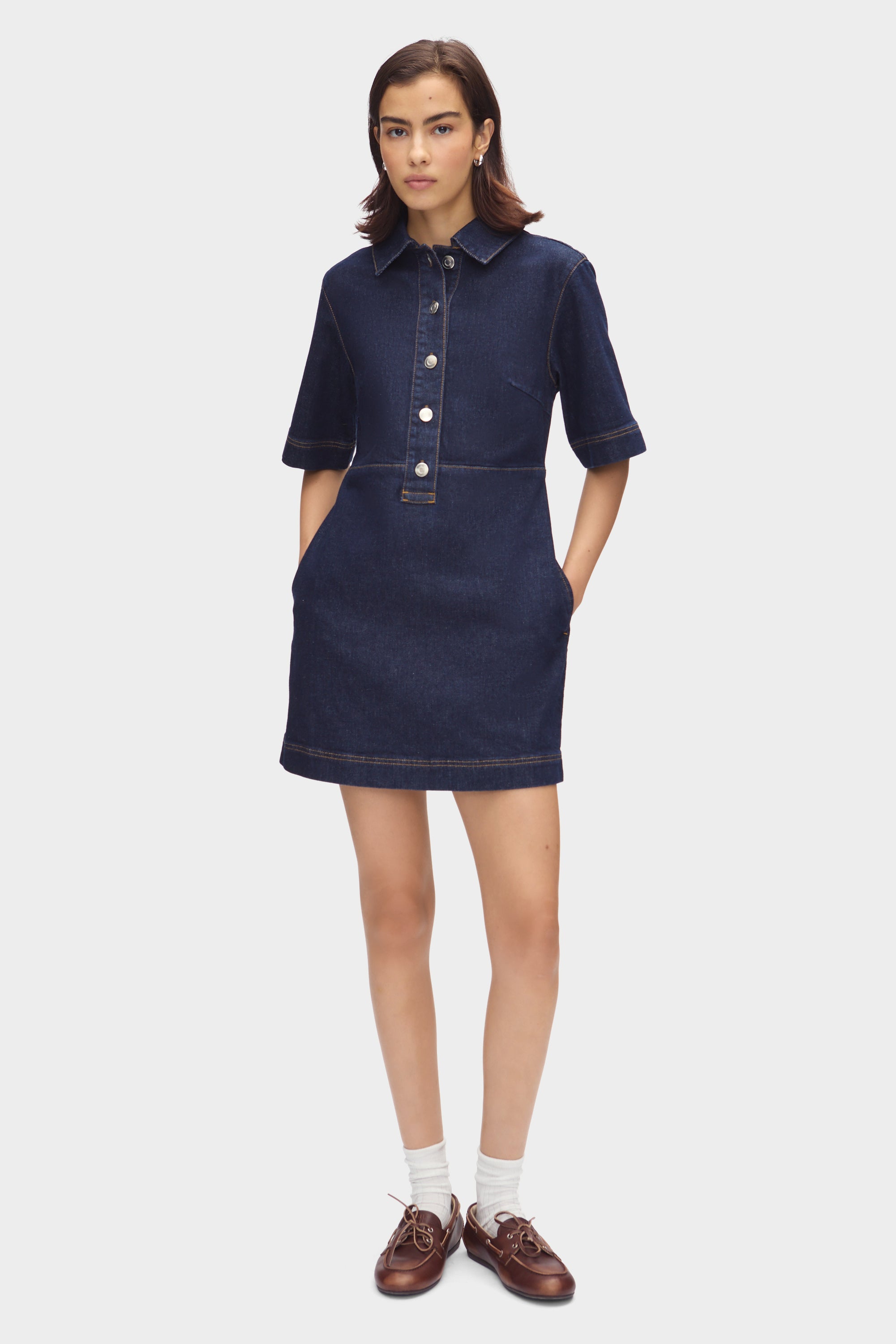 Amber Mini Denim Dress