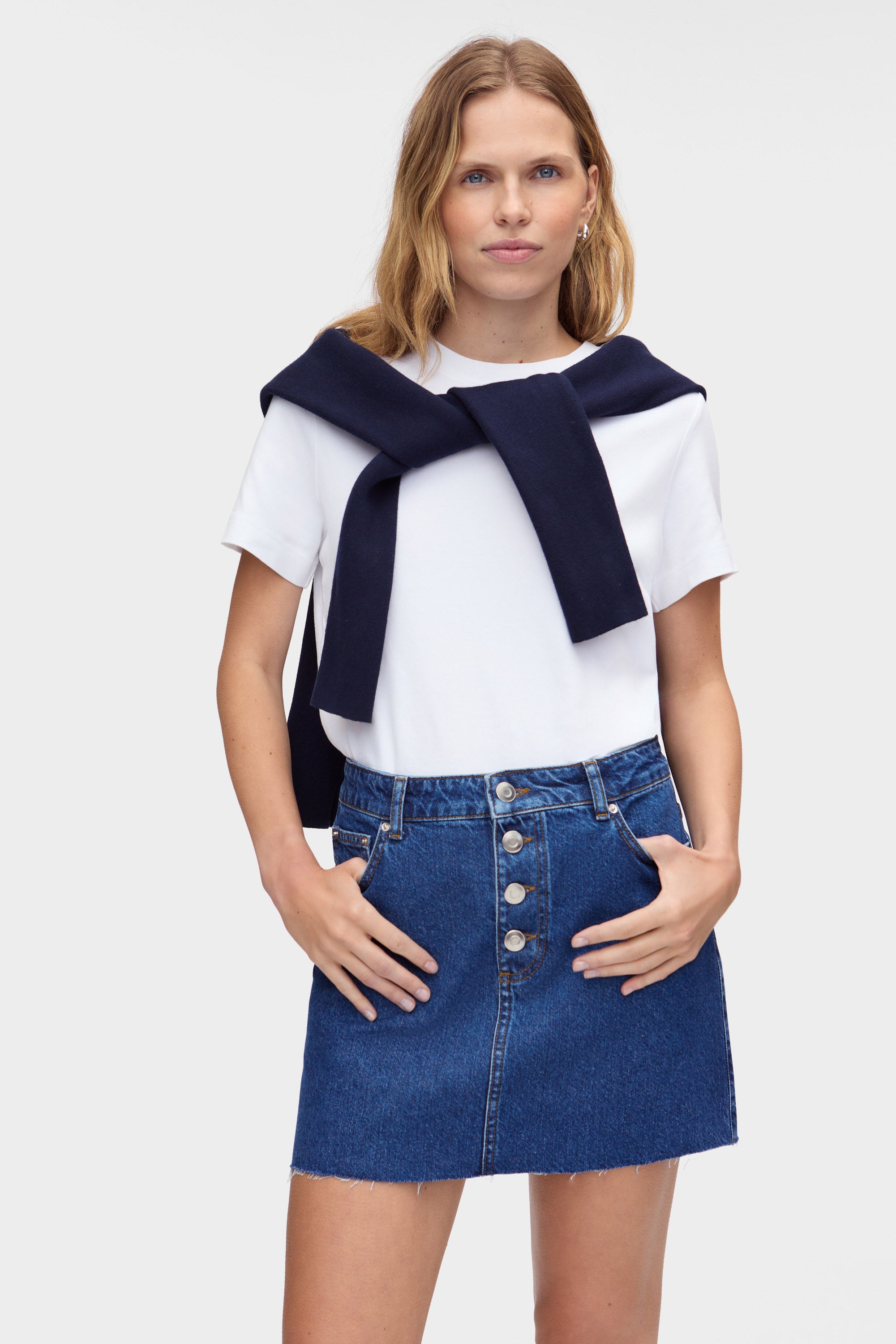 Corrie Denim Mini Skirt