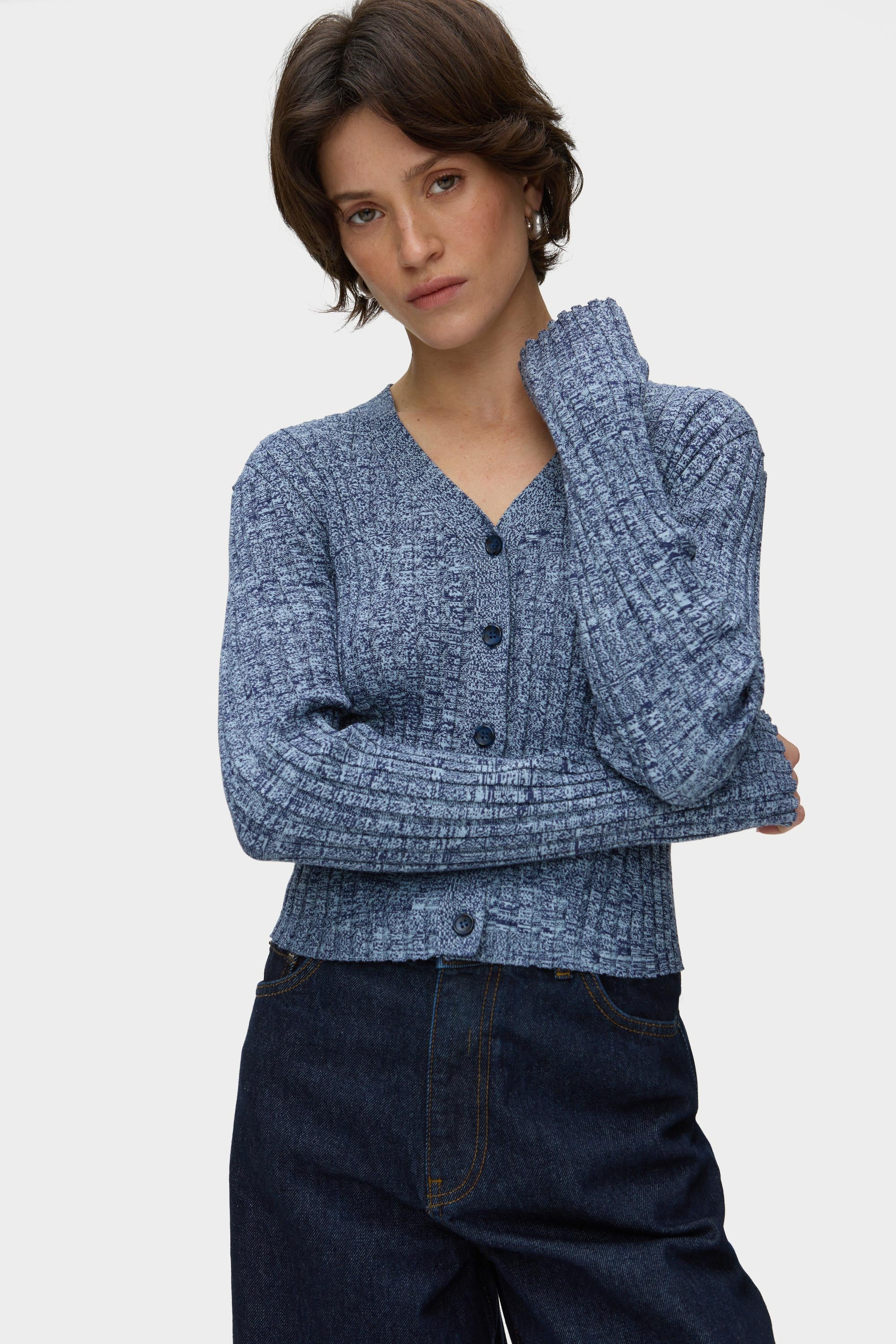 Michelle Ribbed Cardigan