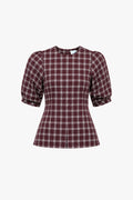 Janey Ruched Sleeve Top