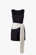 Selena Satin Sash Mini Dress