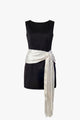 Selena Satin Sash Mini Dress