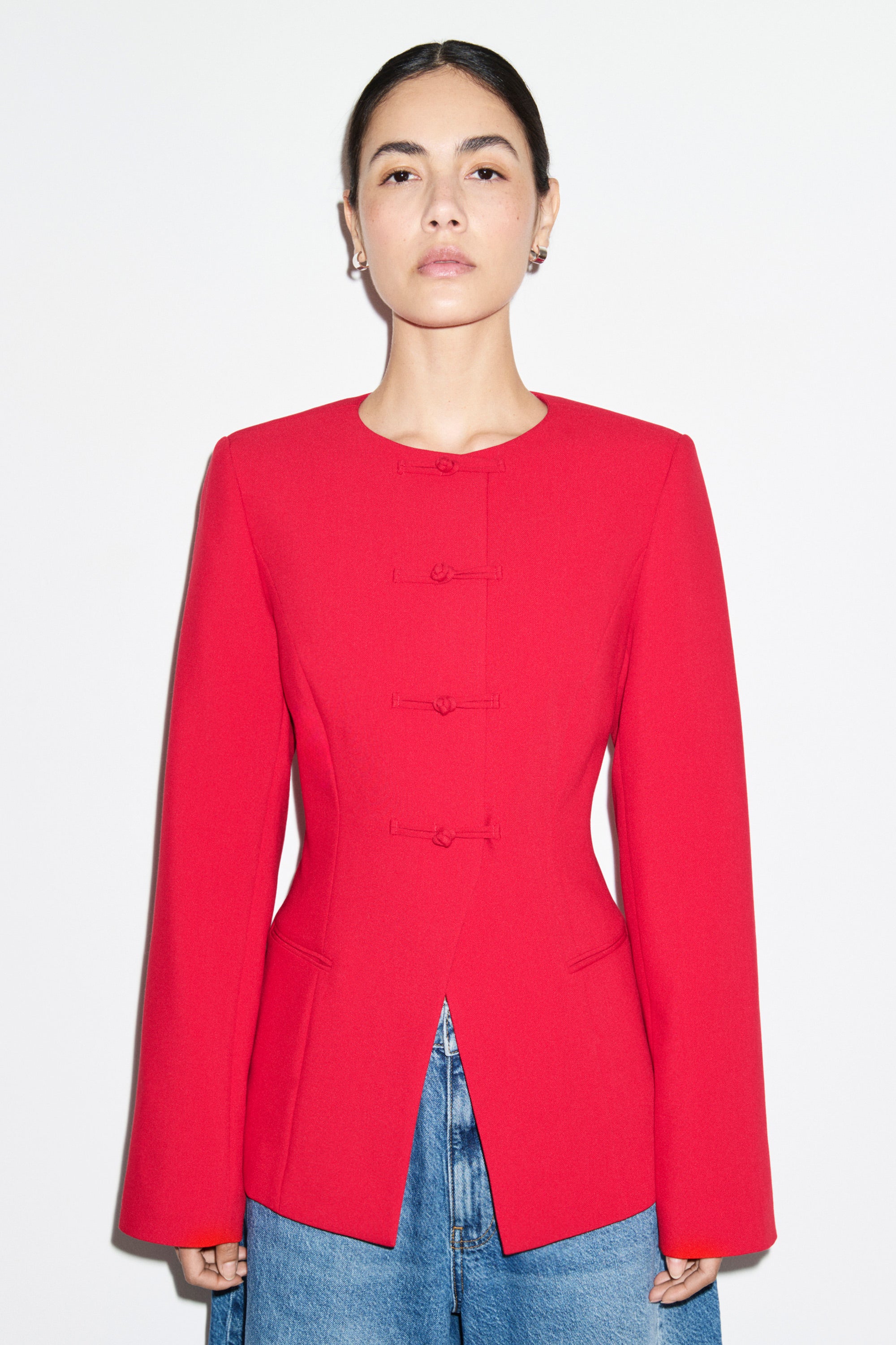 Daphne Waisted Knot Blazer