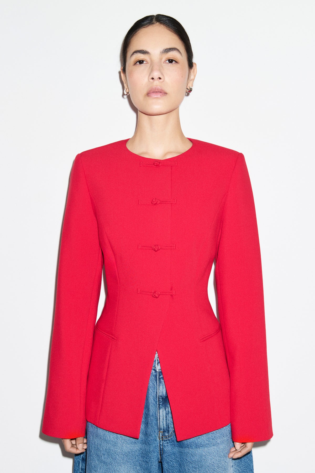 Daphne Waisted Knot Blazer