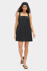 ALIGNE A-Line Mini Dress - Black | Darcy