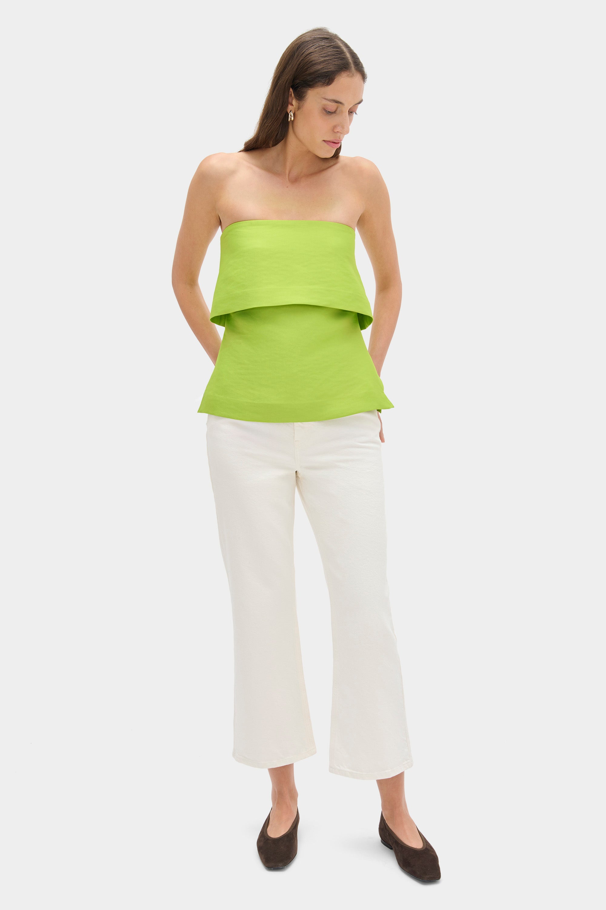 Felix Bandeau Satin Top
