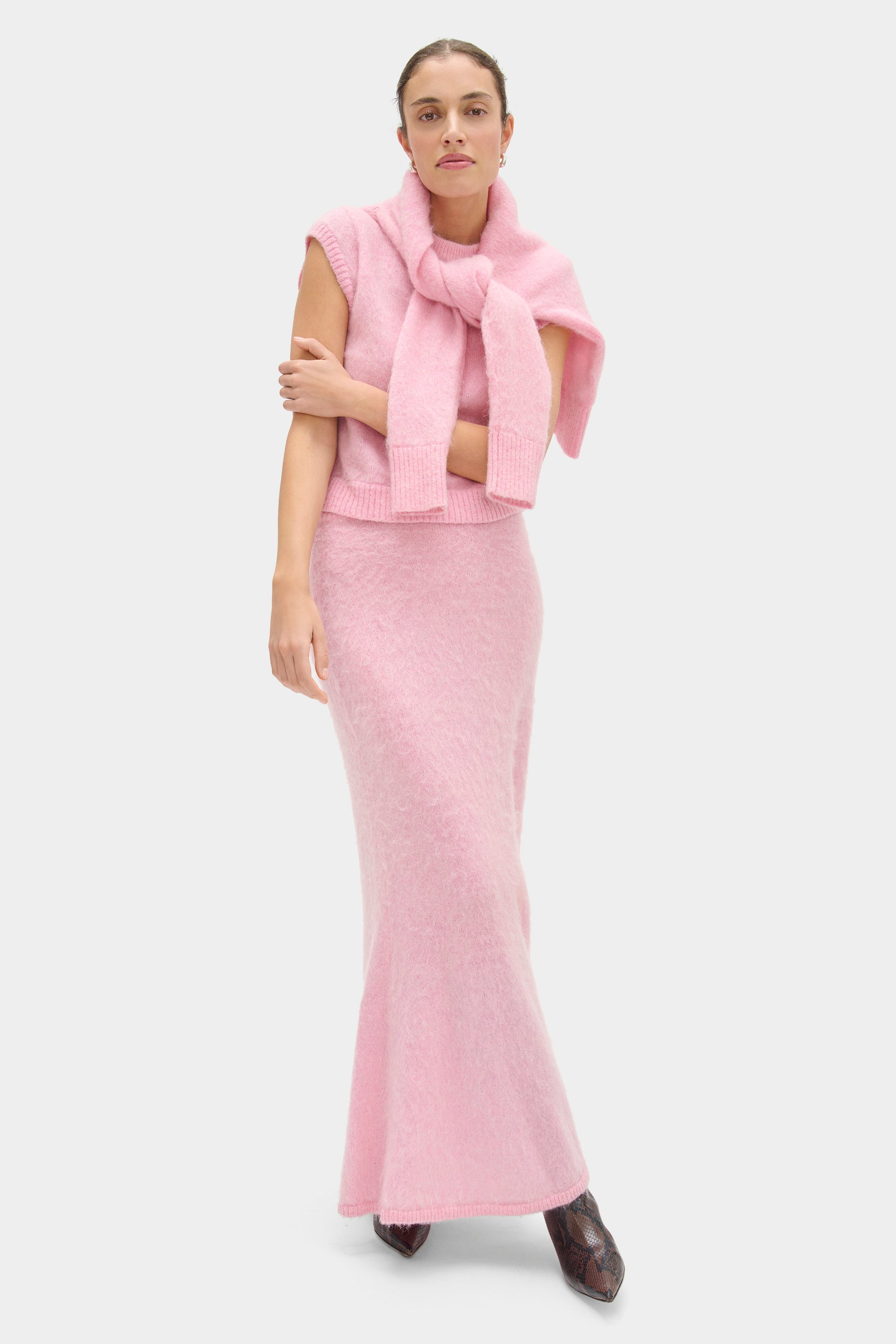 Hattie Mohair Knitted Skirt