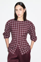 Janey Ruched Sleeve Top