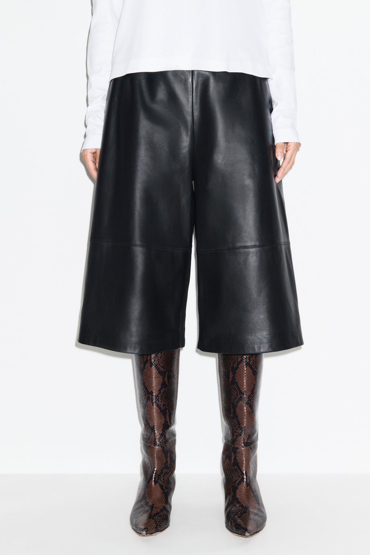 Kayleigh Leather Culotte