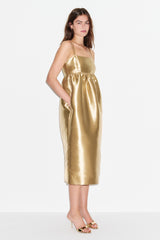 Lawrence Satin Party Midi Dress