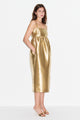 Lawrence Satin Party Midi Dress