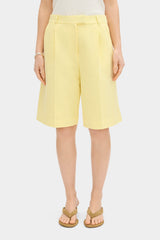LB Blake Tailored Linen Bermuda Shorts