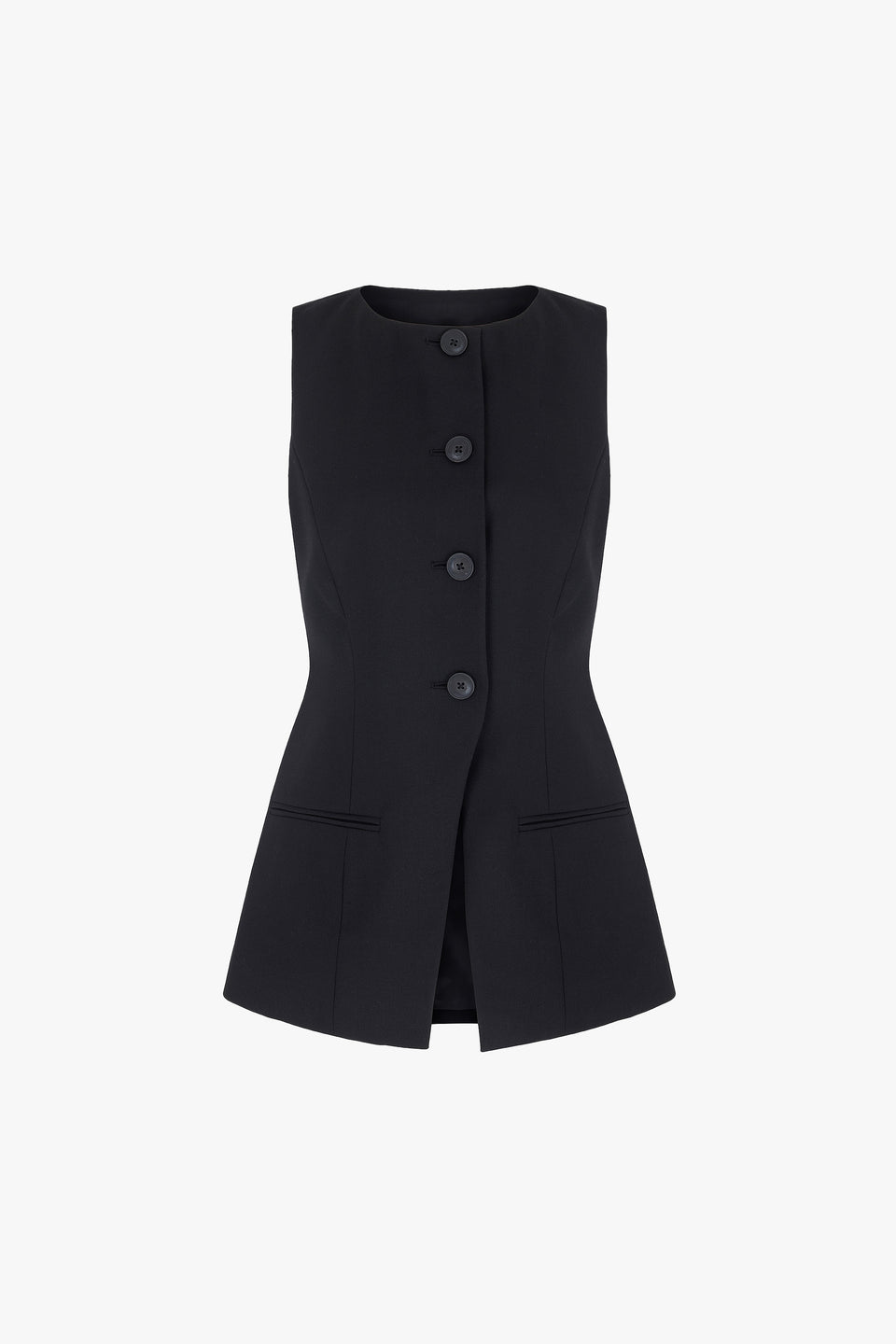 Gilet Longueur Tailleur NEXT Noir - Taille 12, Neuf Avec étiquettes (BNWT), Matière Polyester/viscose/élastane