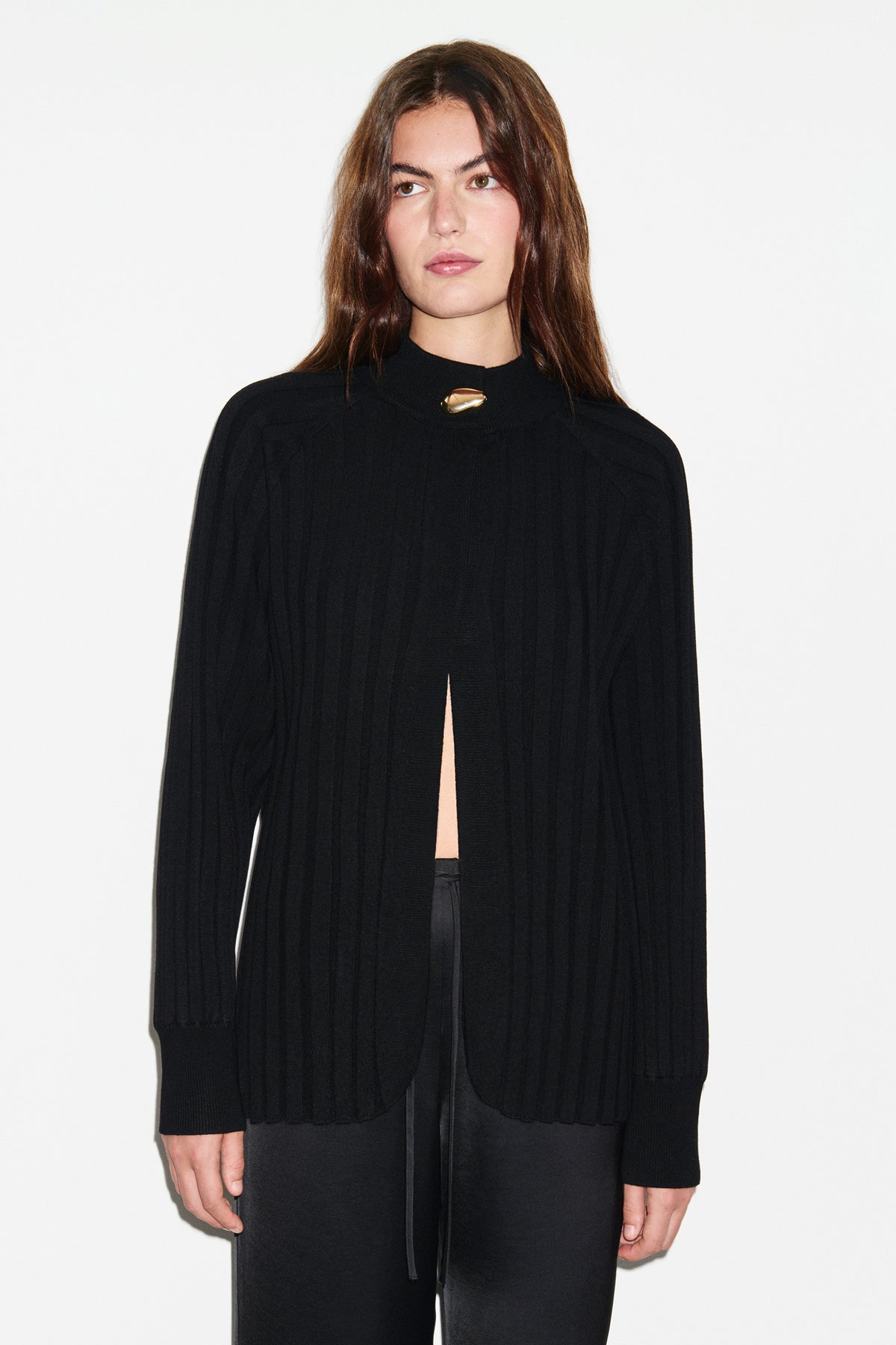 Mabel Wide Rib Knit Cardigan