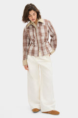Mavis Reversible Check Jacket