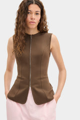 Miguel Ponte Zip Waistcoat