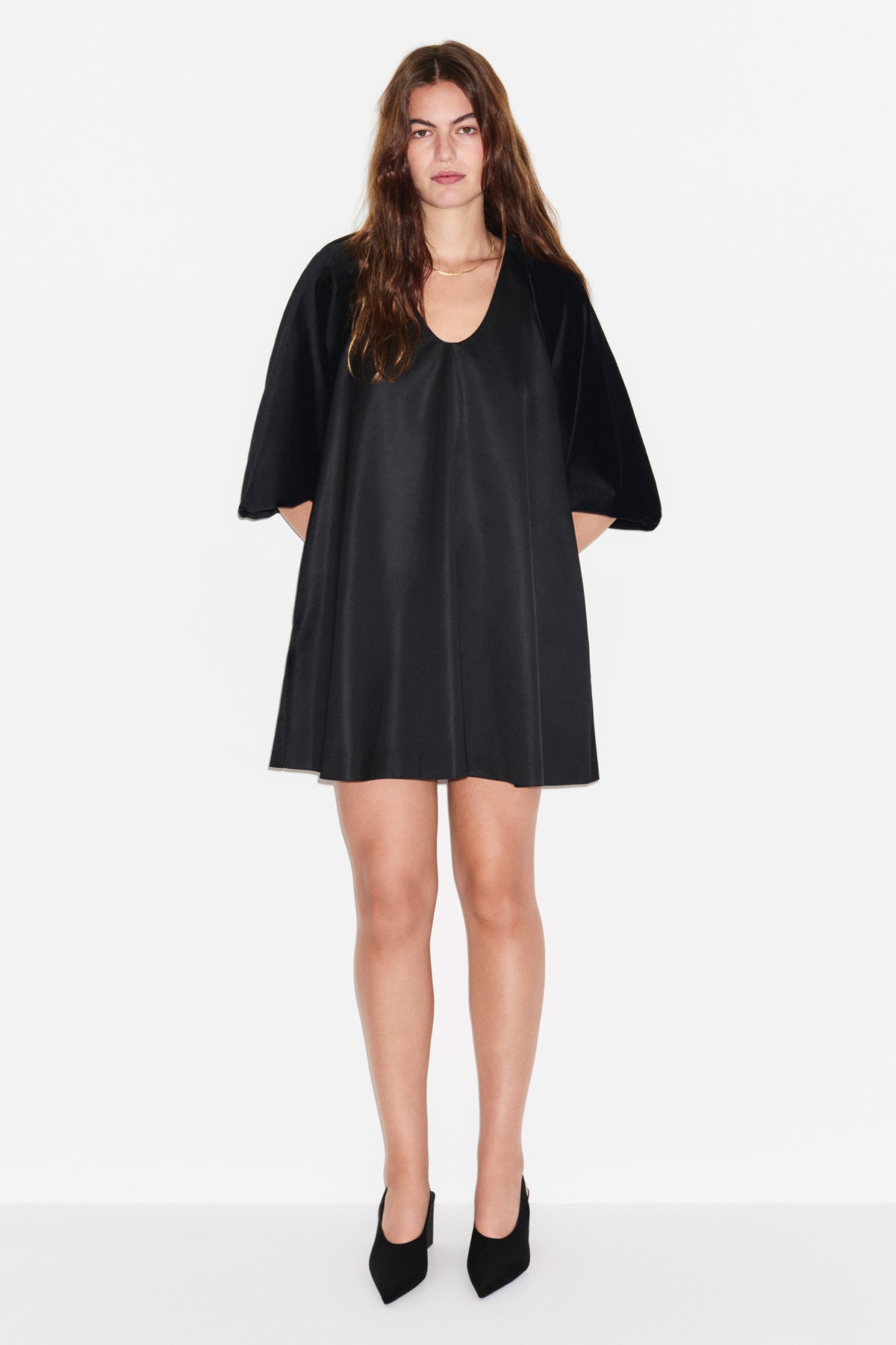 Nerissa Velvet Satin Mix Mini Dress