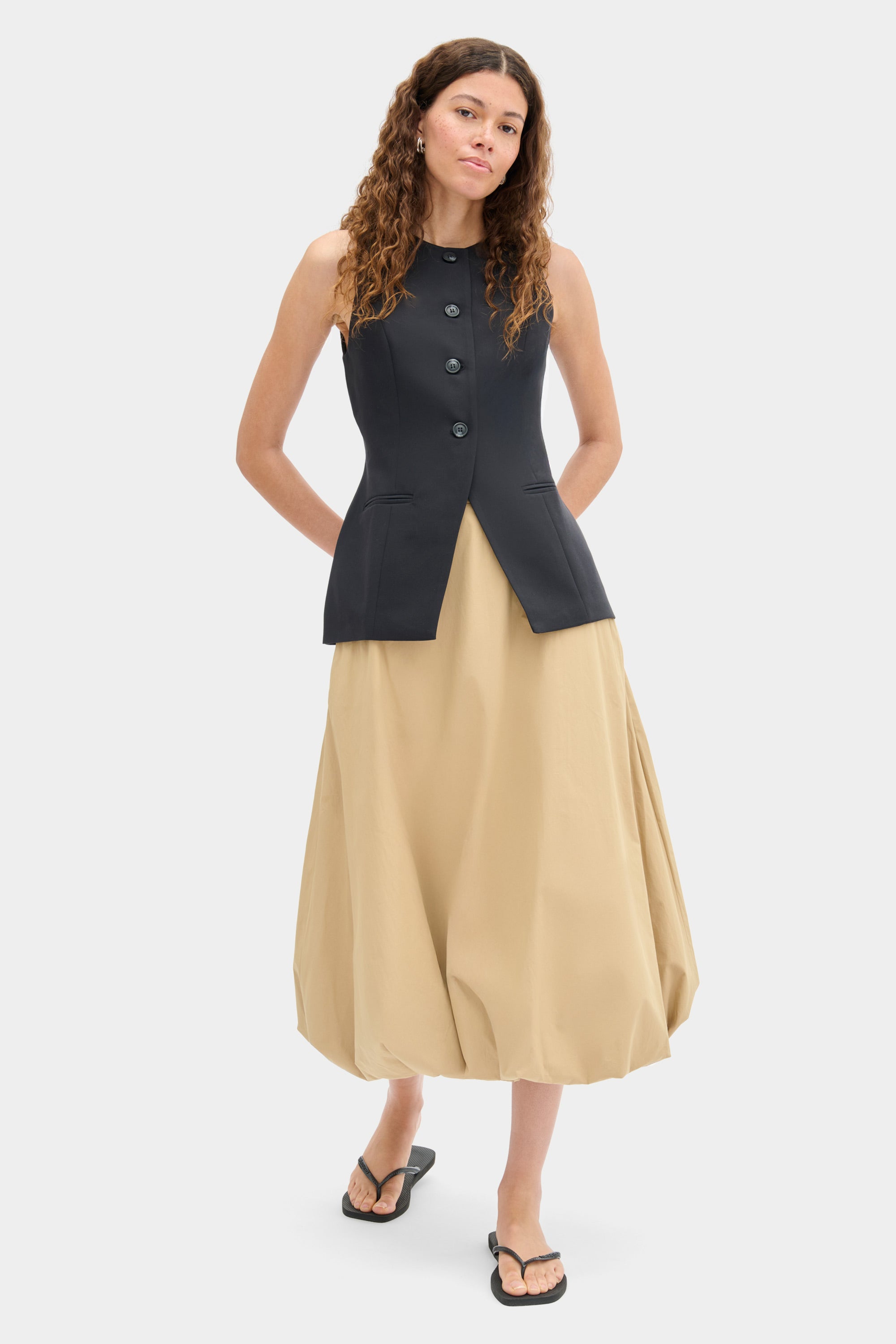 Nola Bubble Hem Skirt