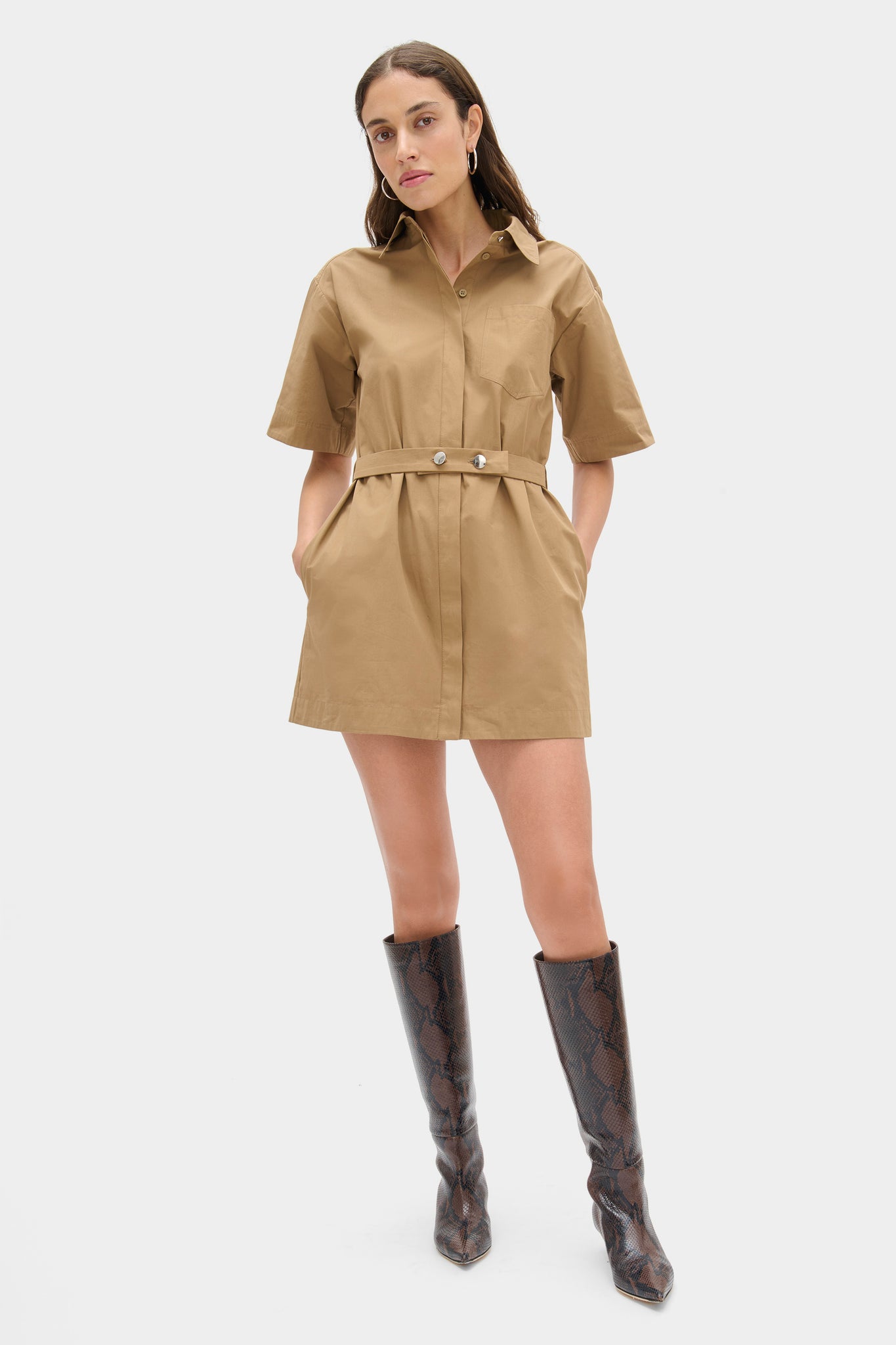 Reign Belted Mini Dress