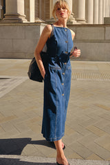 Santiago Denim Midi Dress