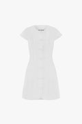 Jennie Cap Sleeve Linen Dress