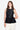 Tannaz Velvet Satin Bubble Hem Top