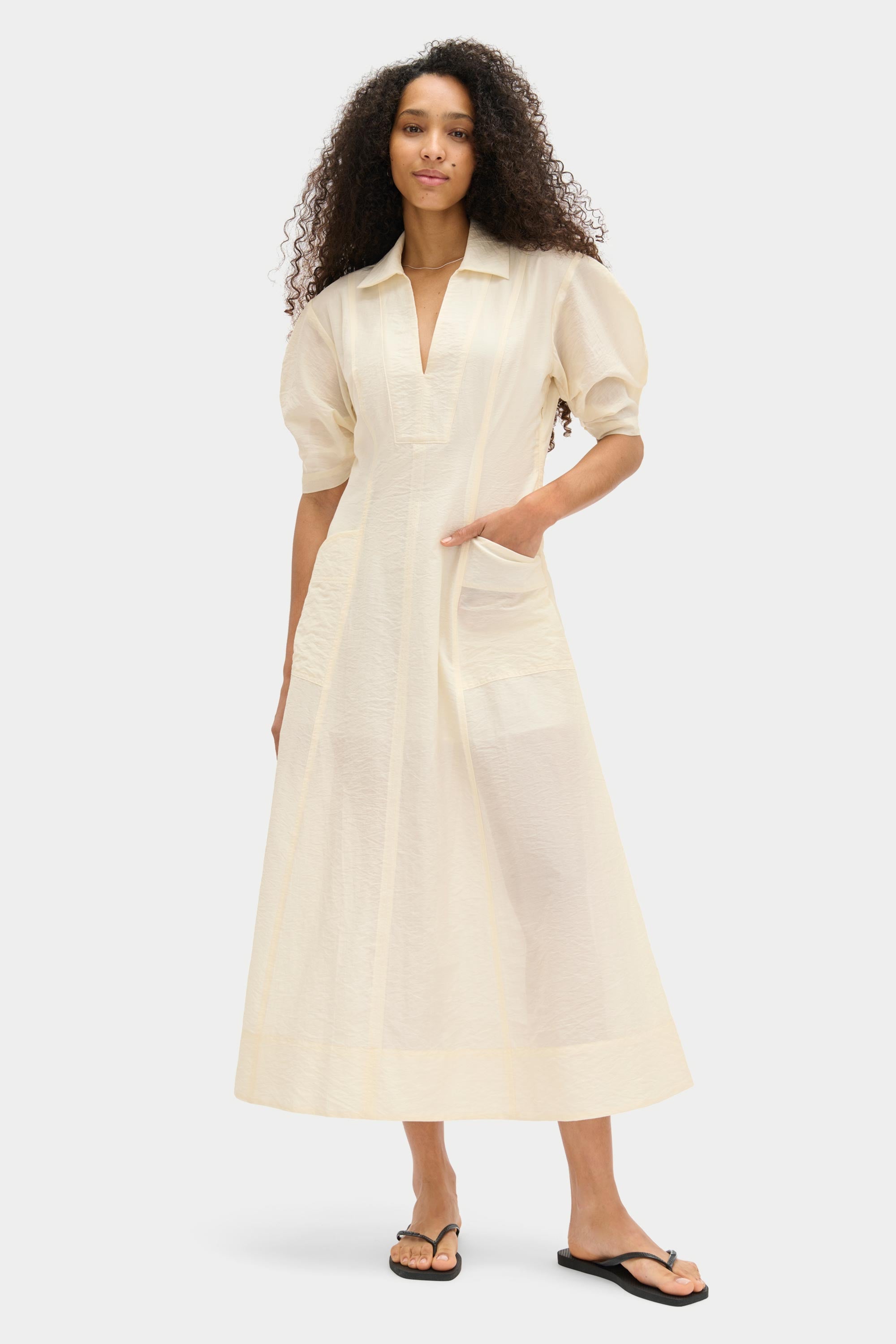 Tracy Sheer Midi Dress